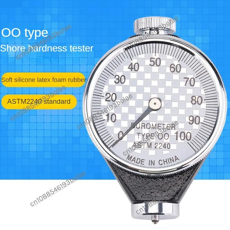 OO Shore Hardness Tester/Rubber Hardness Tester TYPE 00 Extra soft rubber gum silicone ASTM2240