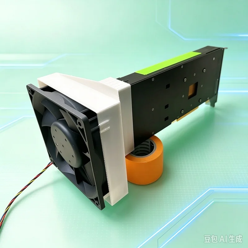 New A+ For NVIDIA For Tesla V100 P100 P40 M40 GPU 12cm Active Cooling Fan Assembly