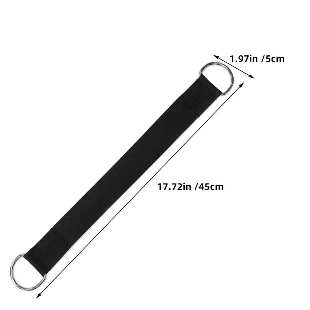 

2PCS Swing Connection Belt Kids Accessory Durable Lightweight High Capacity Easy Install Outdoor Indoor Use Black