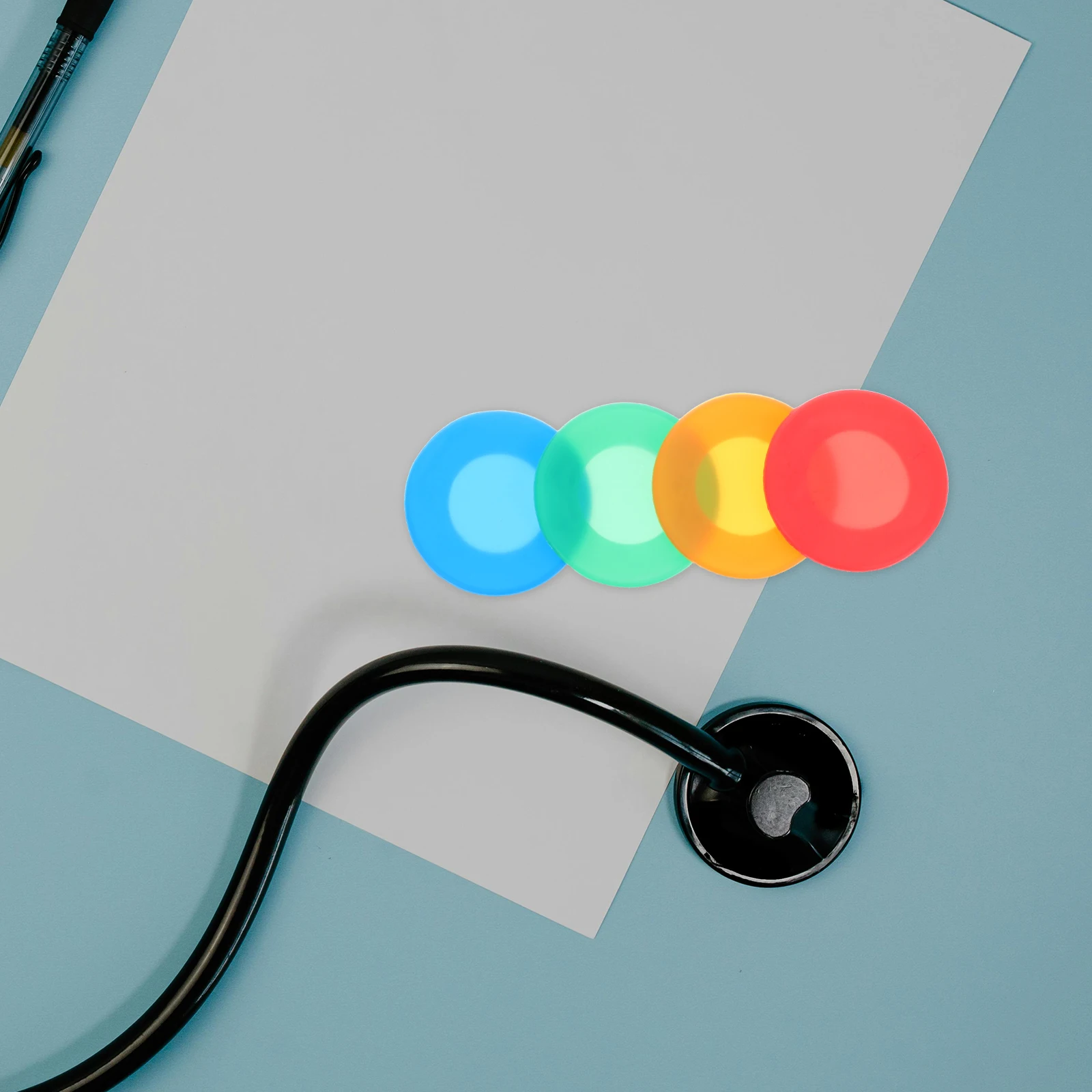 

16 Pcs Silicone Stethoscope Cover Accessories Stethescope Covers Nurses End Earphone Accessory for Silica Gel Diaphragm