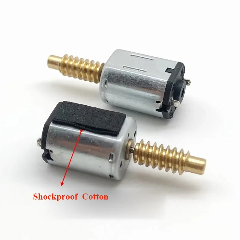 1PC Micro Precious Metal Brush N20 Motor with Metal Worm Gear DC 1.5V-6V 28000RPM High Speed for Toy Models