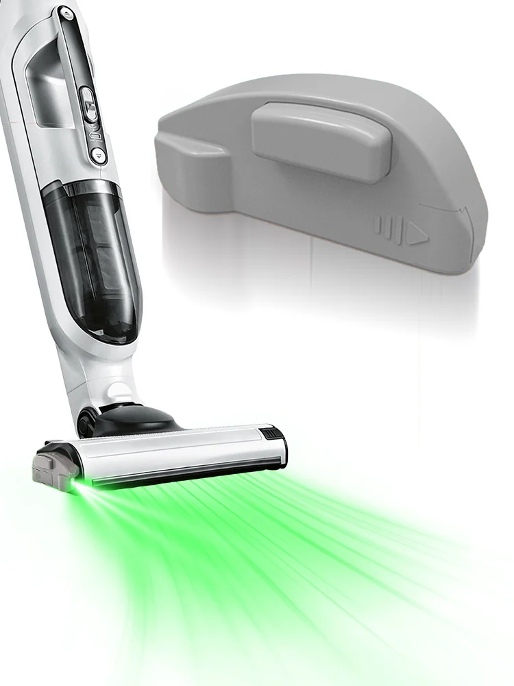 Imagem -01 - Aspirador sem Fio com Display Aspirador Adaptativo Remoção Universal de Poeira Luz Verde Laser aspirador sem fio com display aspirador adaptativo remocao universal de poeira luz verde laser 01