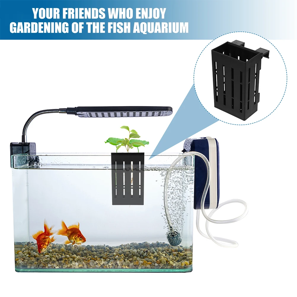

6 Pcs Water Plant Stand Plants Aquarium Planter Planting Pots Air Supplies Plastic