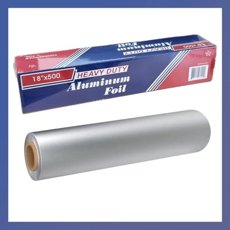 

Alumum Foil Wrap Roll Long dustrial Size and Strength Commercial Grade and Length Foil Wrap for Food Service dustry and Home Us