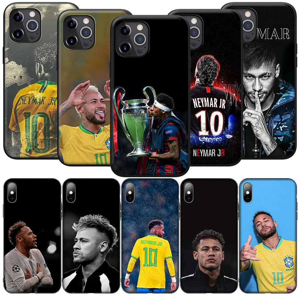 Football N-Neymar New High-End Soft Case for iPhone 16 15 14 13 7 8 Pro Max Mini Plus