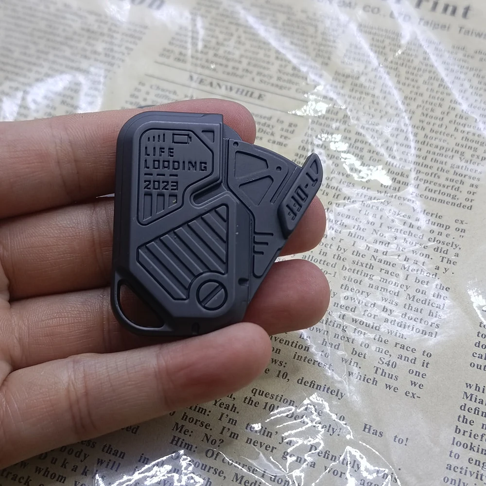 Edc brinquedos fidget sliders de ponta do dedo brinquedo de mesa adulto alívio do estresse metal magnético girando empurrar cartão presente fidget spinner