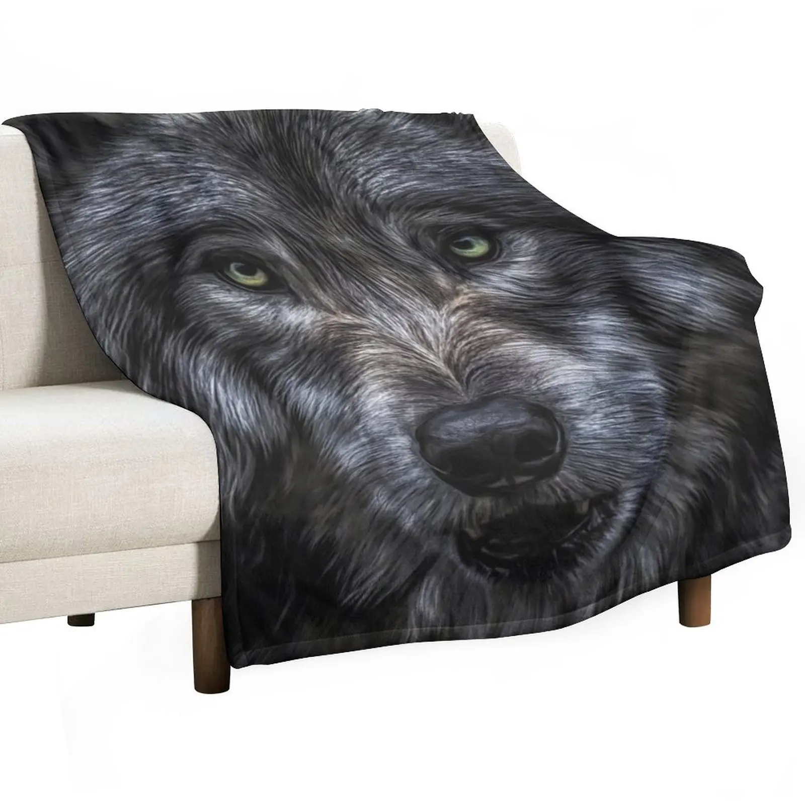 Wolf Throw Blanket sofa bed Summer Beddings Loose Luxury Throw For Decorative Sofa valentine gift ideas Blankets