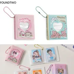 Love Heart Hollow Photo Album Kpop Korea Idol Star Chasing Binder Photocard Holder 2.7 Inch Home Collecting Book Album