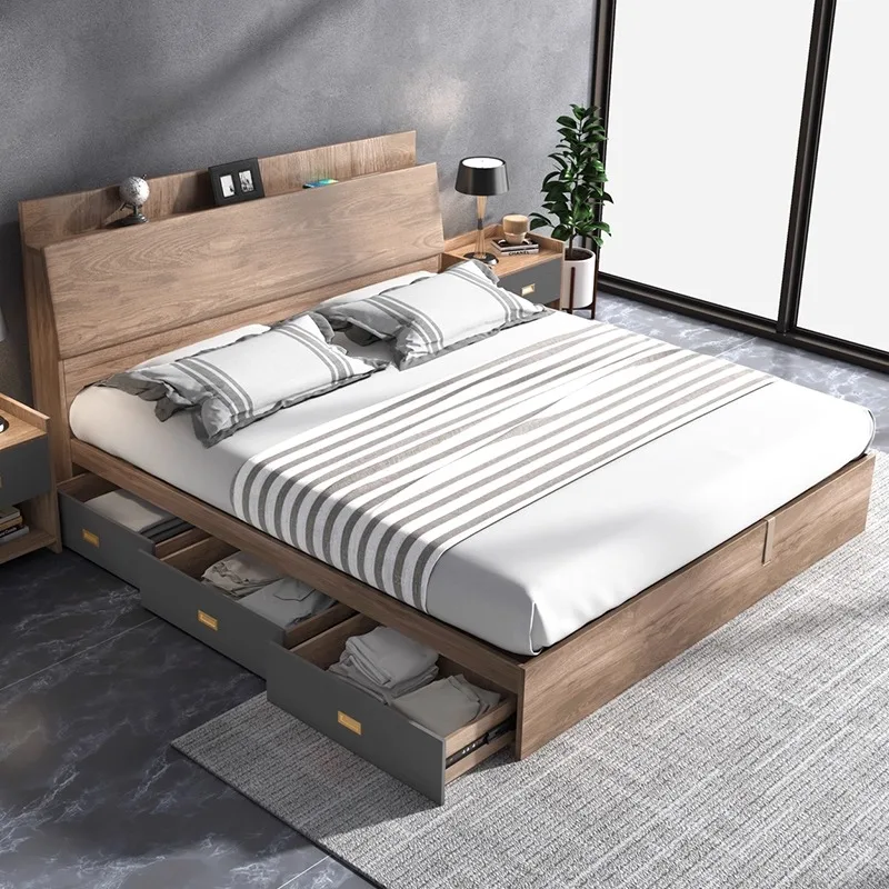 

Minimalist Japanese Bed Luxury Unique Queen Children Bed Sleeping Modern Camas De Matrimonio Dormitorio Bedroom Set Furniture