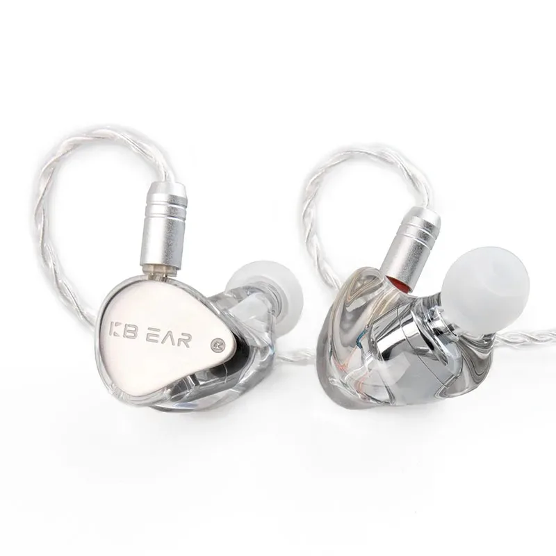 KBEAR Streamer HiFi IEMs auriculares intrauditivos con cable de 2 pines diafragma PEK de 3,5mm DD receptor de música deportiva auriculares con Cable reemplazable