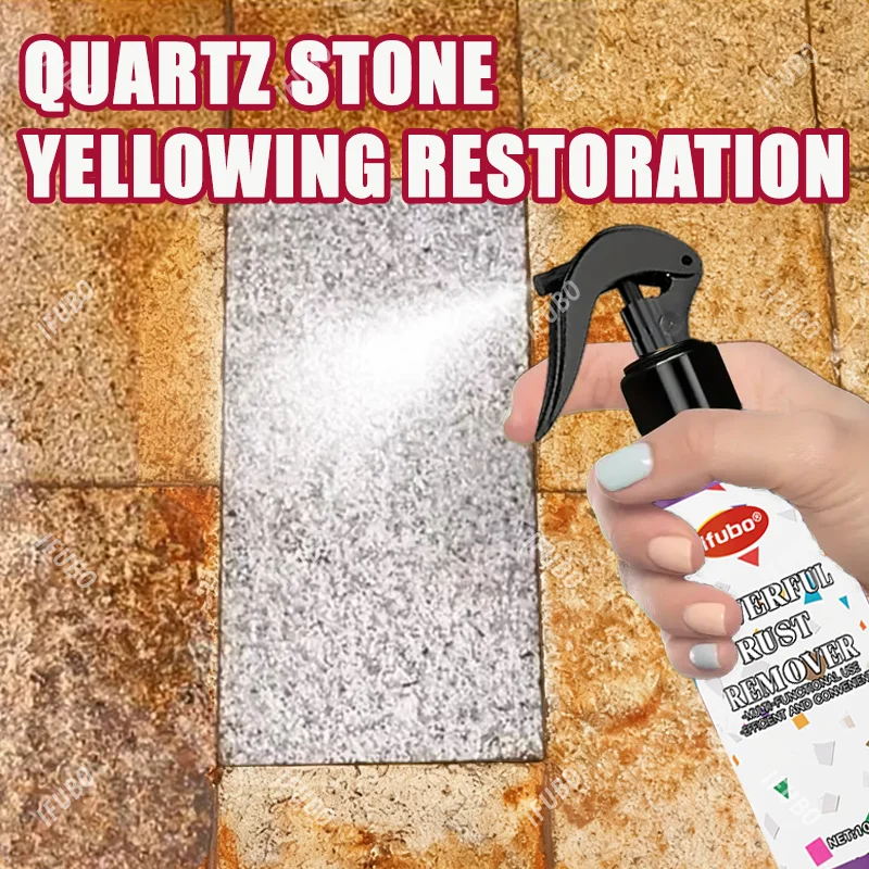 Ifubo Stone Rust & Yellow Stain Remover Spray, 100ml For Outdoor Tiles, Granite & Countertops, No Scrubbing Needed