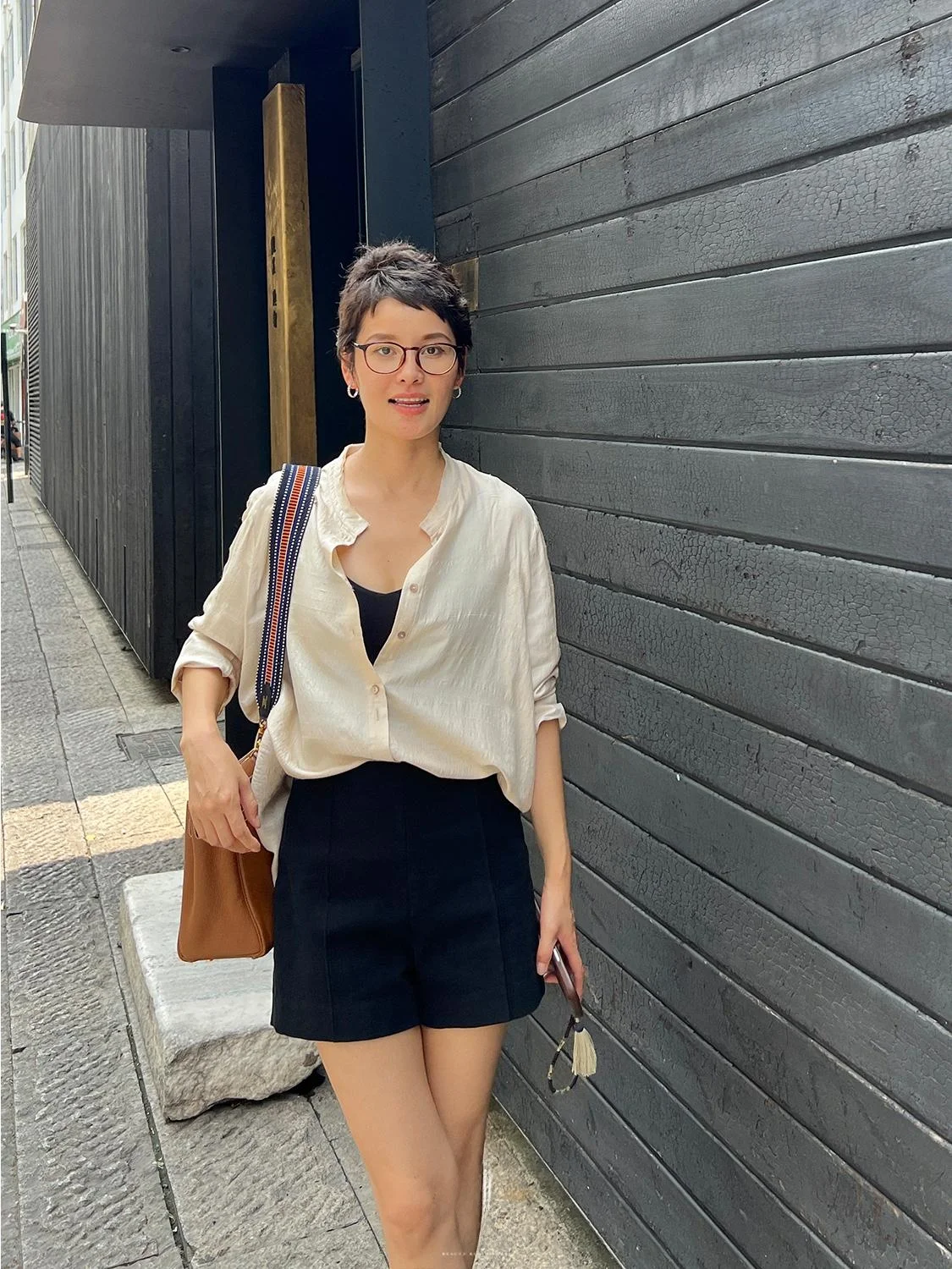 

MsDidion Slim Fit Silk irt Long Sve Elely Simple Design Early Autumn Vintage Small Stand Collar Double-Ply Silk Chiffon