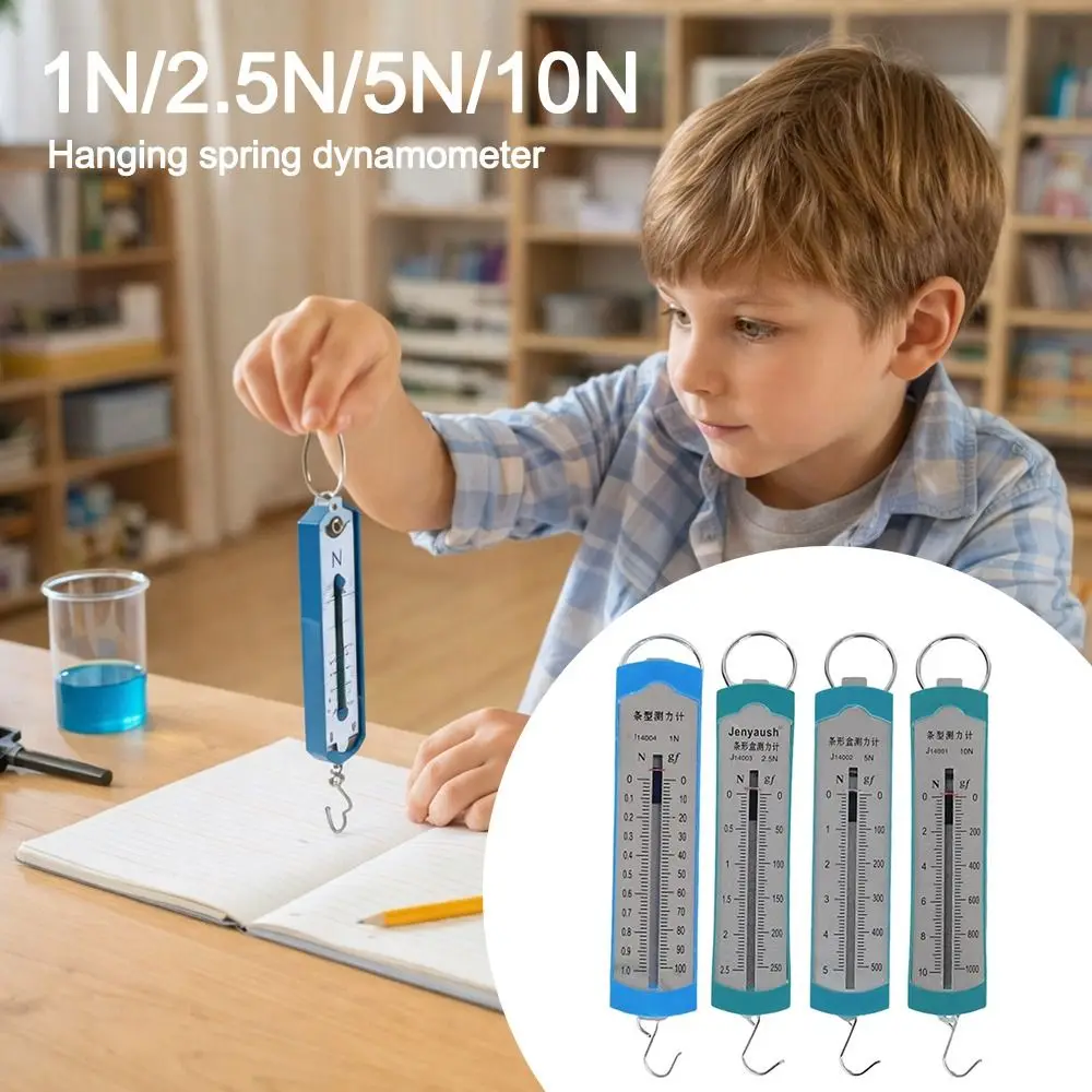 Clear Scale Easy to Read 1N Spring Scale 5N 10N Trigger Pull Gauge 2.5N Clear Scale Spring Dynamometer Measuring Instrument