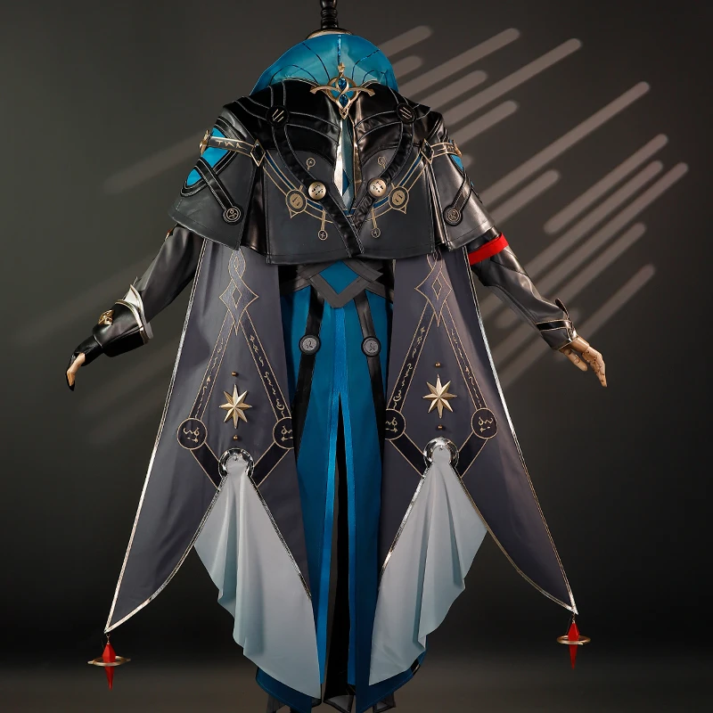 

Anaxa Honkai Star Rail Косплей Вышитая Униформа Головные Уборы Металлическая Опора Anaxagoras Амфора Кожаный Костюм Аксессуар Хэллоуин