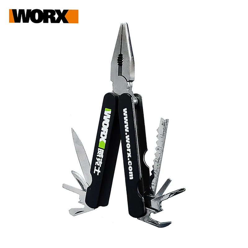 WORX Multitool Plier Portable Folding Pliers Knife Screwdriver Wire Stripper Outdoor Camping Multi-purpose Wrench Tools