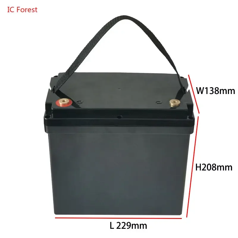 12V 24V 30Ah 40Ah 50Ah Lifepo4 Battery Storage Box 18650/21700/32650/33140 Battery Case Solar cells Outdoor Power Battery Box