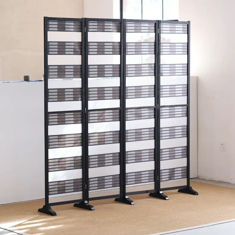 Modern Folding Screen Room Divider for Living Room Bedroom Office Entrance Simple High Sense Mobile Partition Wall