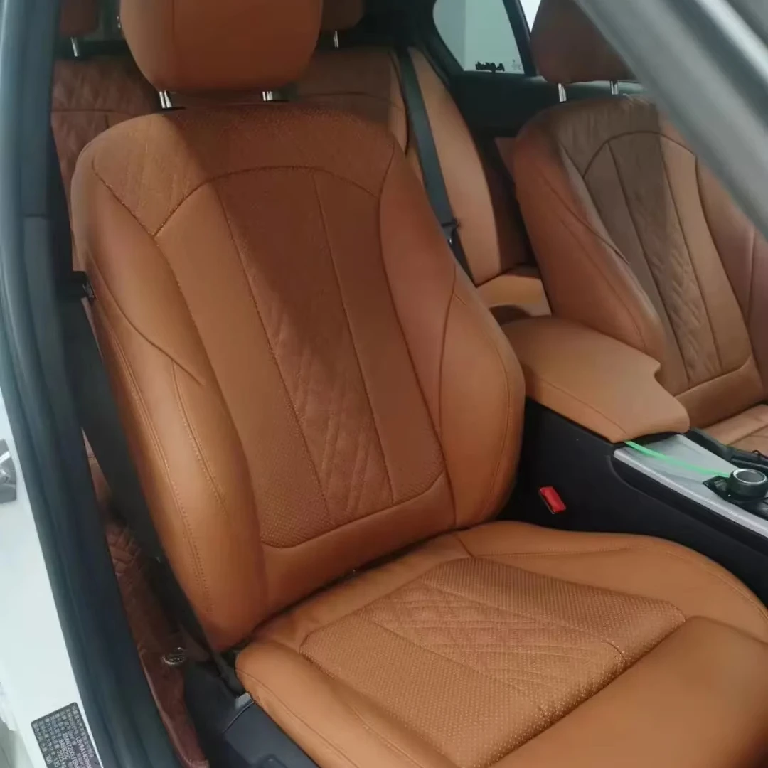 Custom Full Set Leather Car Seat Cover Compatible for BMW for Jeep Land Cruiser for Mazda Civic Other Car Accessories