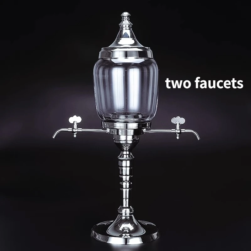 Promotion Authentic Absinthe Fountain Absinthe Drink Dispenser Glass Absinthe Fountain with 4 Spouts Dripper