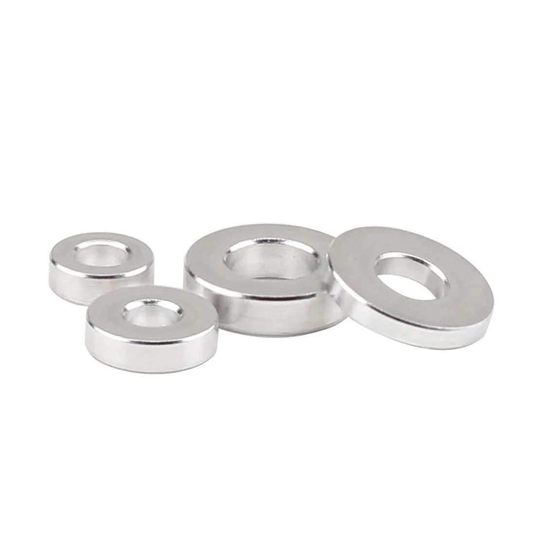 3~10pcs d3.1mm x OD5mm Aluminium Standoff Spacers Stand off Collar Round Spacer Bush Washers Height 1 mm to 35 mm