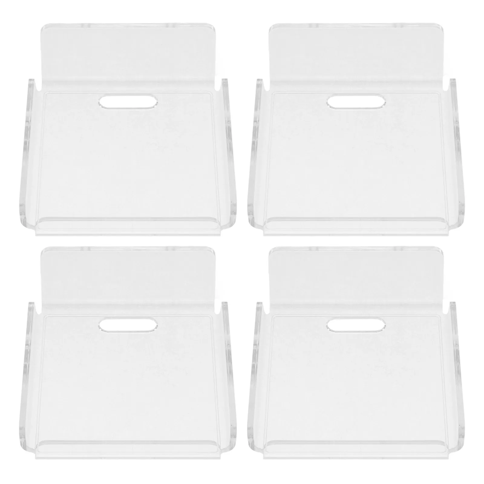 1Set Wall Mounted Camera Bracket Acrylic Baby Monitor Bracket Router Holder Security Camera Storage Shelf Small Wall Shelf