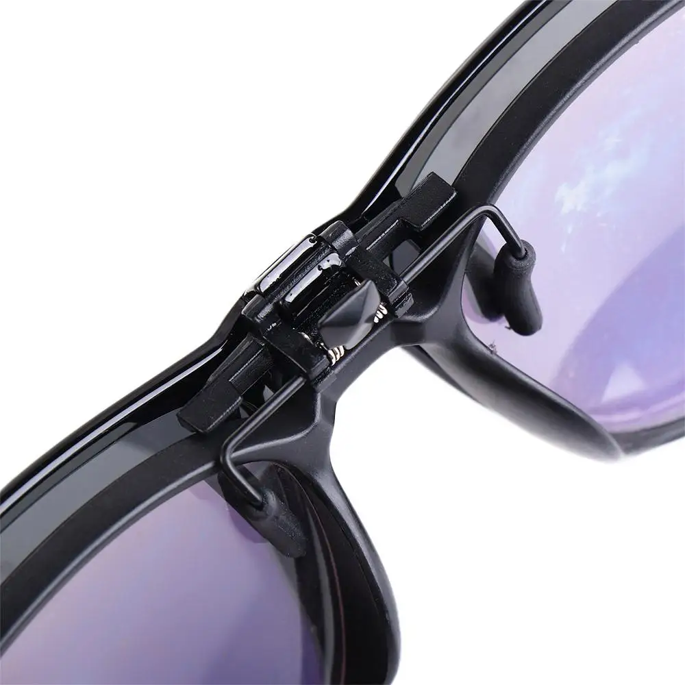 Night Vision Lenses Anti-UV Color Change Polarized Sunglasses Flip Up Clip on Sunglasses Sun Glasses Night Vision Sunglasses