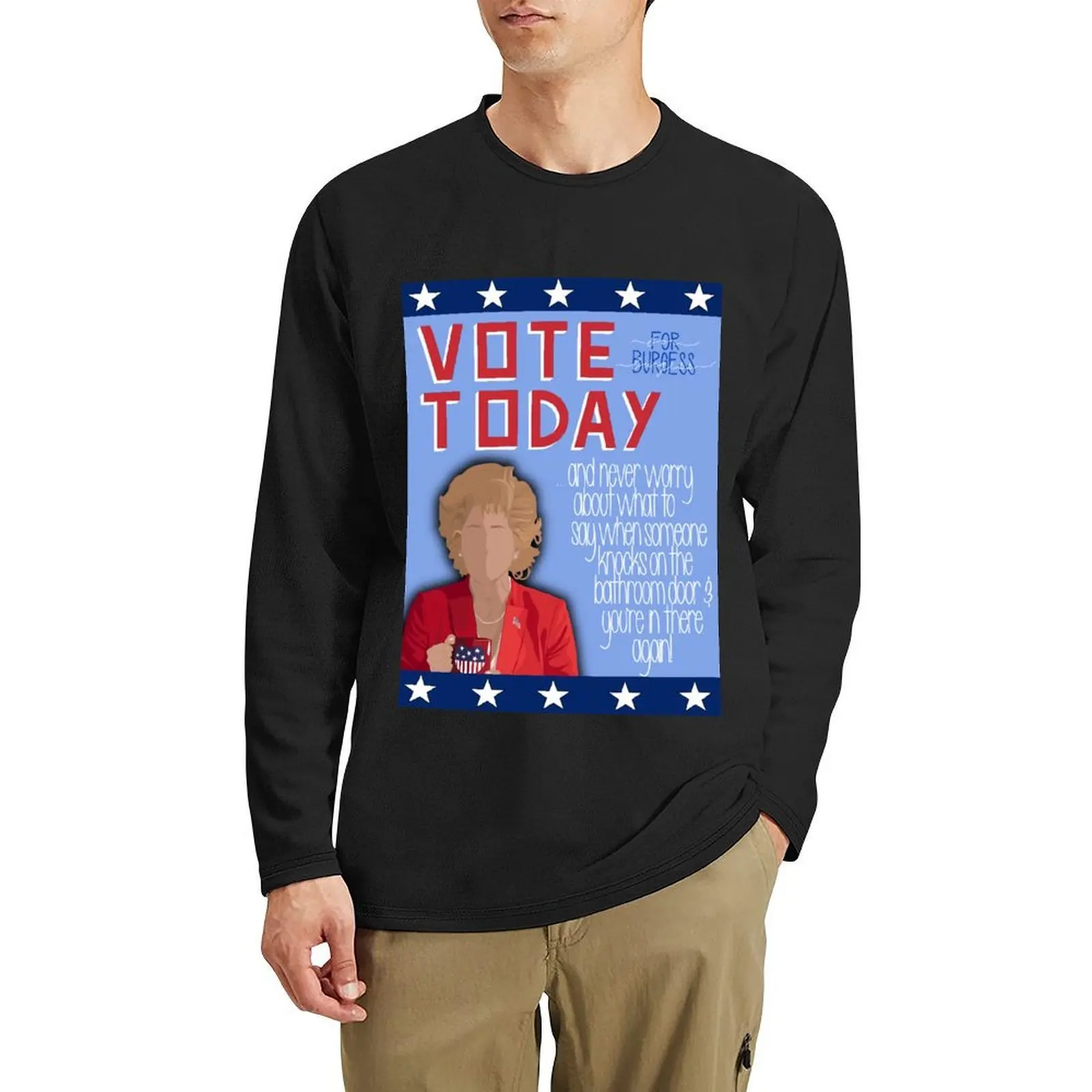 

Iliza Schlesinger as Carol Burgess Poster Long T-Shirt cute clothes boys animal print shirt Men's t-shirts