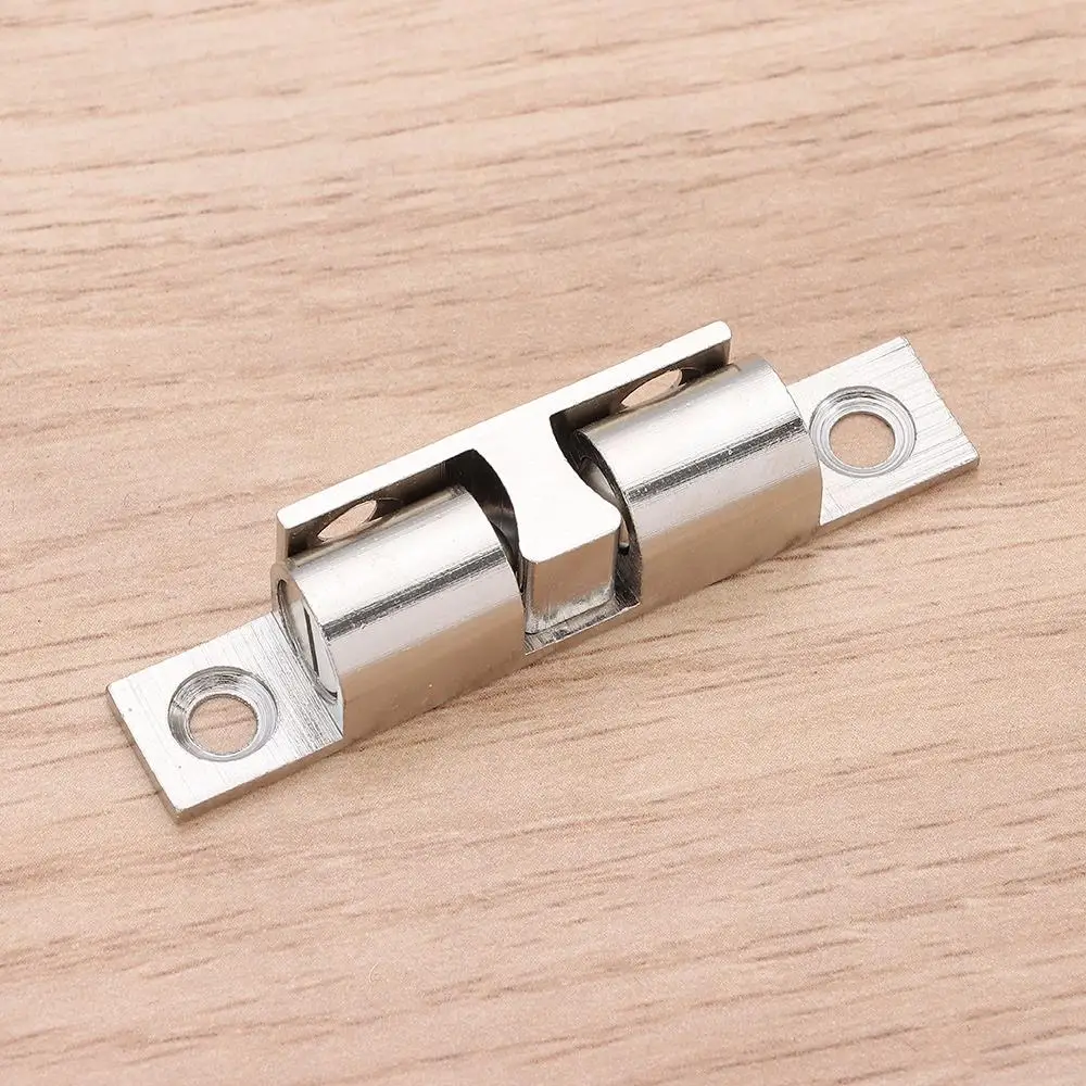 1Pcs Closet Tension Latch Bead Lock Double Spring Steel Ball Brass Copper Door Bumper Hardware Fittings 40/50/60/70mm Door Catch