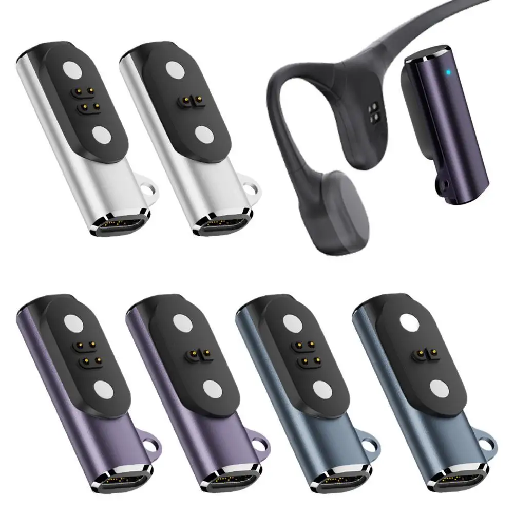 

Magnetic Charging Adapter for Mojawa Conduction Headphones Type-c to Runplus/Terra/mojo2 Charger Power Connector Adapter