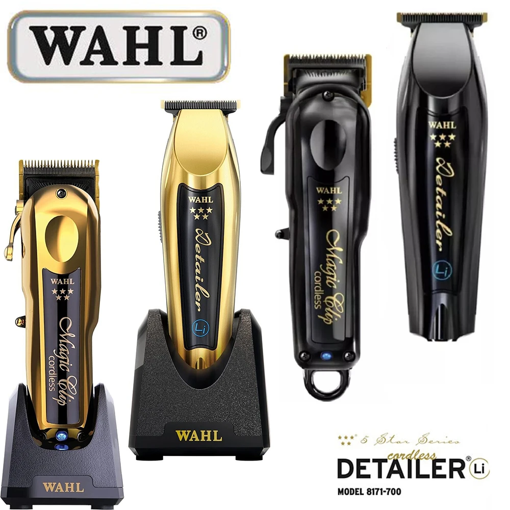 Magic Clip Wahl 5 Star Senior Barber Cordless Hair Clipper & Hair Trimmer & Vanish Shaver For Barbers and Stylists