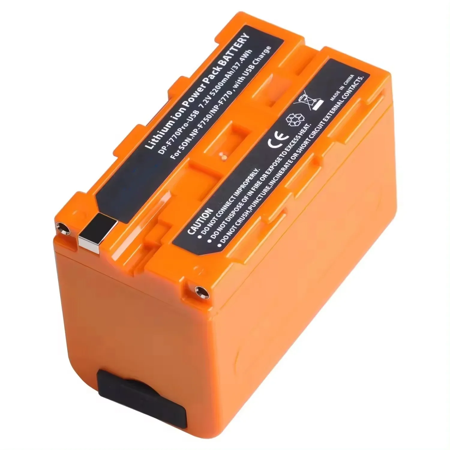 Camera Battery 7.2V NP-F750-USB battery 5200mAh suitable for Sony ccd-tr917 tr940 trv101 trv215 trv25 NP-F550 Lithium Batteries