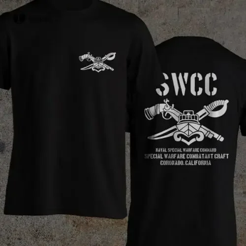 Swcc Us Army Naval Special Warfare Combatant-Craft Crewmen California T-Shirt