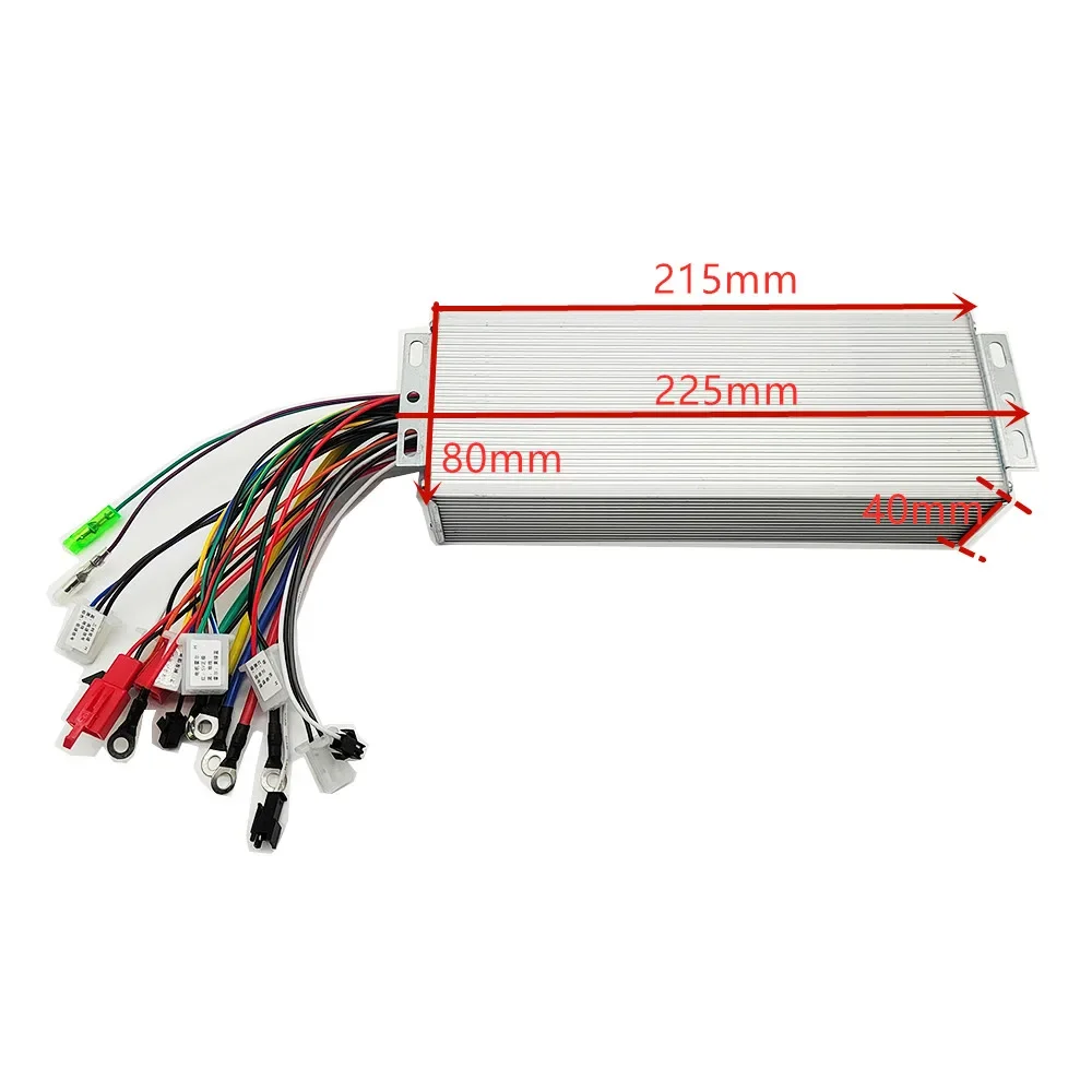 Electric Bicycle/Bike/Scooter/Tricycle Brushless Controller/BLDC DC Motor Controllers & Thumb Throttle 48V 60V 64V 1500W 45A