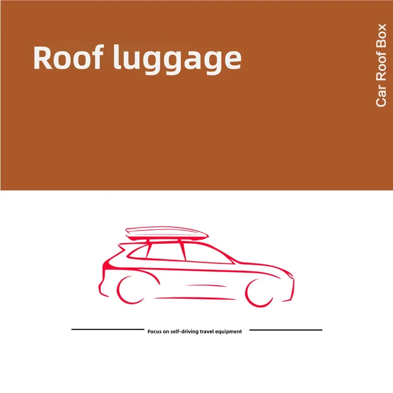 550L ABS Car Roof Box Waterproof Pneumatic Design Lockable Outdoor Storage Trunk Low Profile Hard Shell Luggage Carrier for