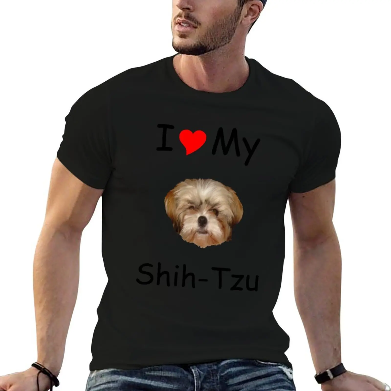 

I *heart* My Shih-Tzu T-shirt (from Lost!) T-Shirt graphic tee shirt anime clothes custom t shirt shirts graphic tee men