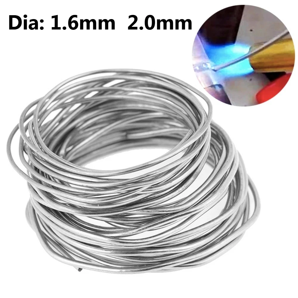 

Сварочные электроды с флюсовой сердцевиной из меди и алюминия 5/3/1 м, 2,0/1,6 мм, легкосплавляемая сварочная проволока для сварки стали, меди, алюминия, железа