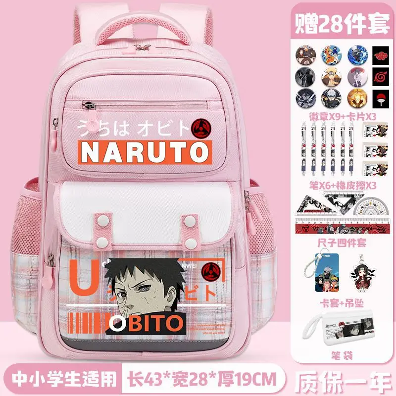 

Naruto New Cartoon Student Schoolbag Large Capacity Casual and Lightweight Shoulder Pad Waterproof Stain Resistant Backpack