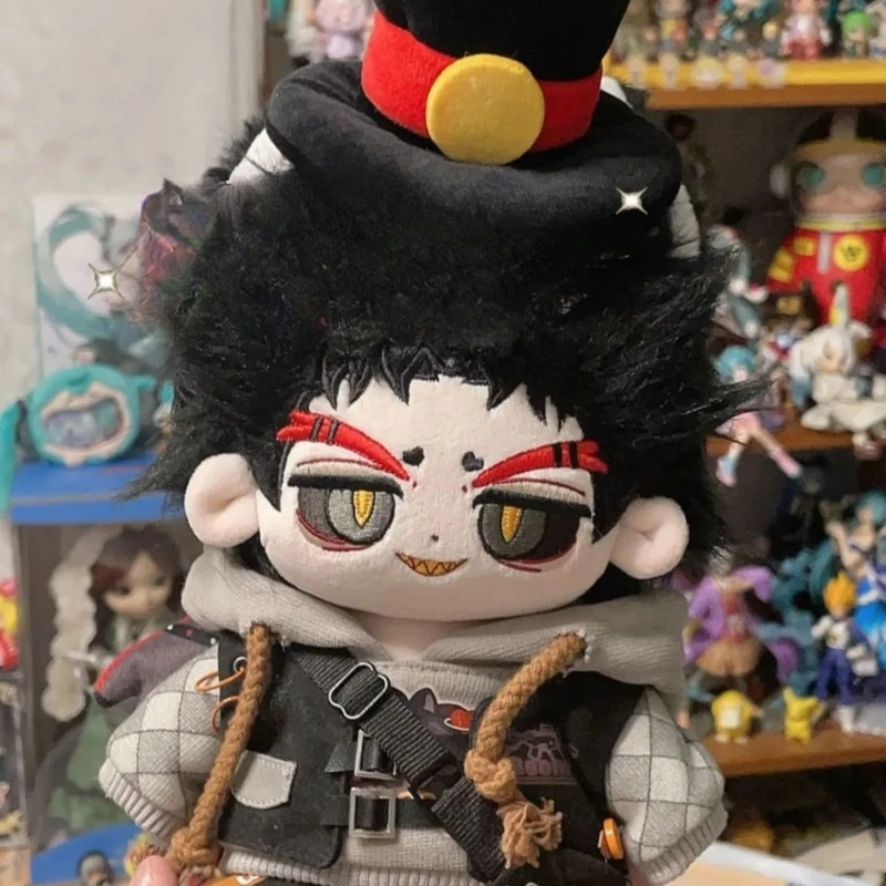20cm Anime Attribute Husk Kawaii Cosplay Cotton Doll Body With Skeleton Cartoon Role Soft Plushies Toy Figures Collection Gift