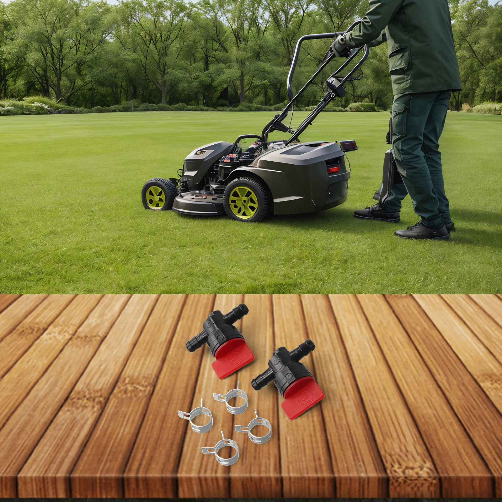 วาล์วปิดสีดำ สีแดง แคลมป์รัดท่ - Power Tools Red บทวิจารณ์และราคา