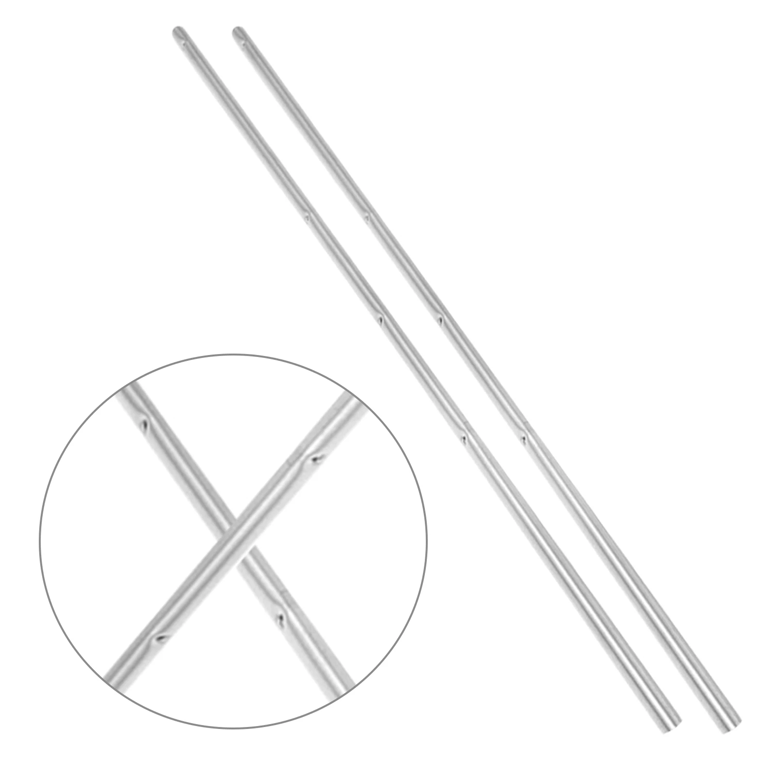 

2pcs Soccer Machine Pole Metal Rod Table Football Accessory Replacement Handle For Tabletop Game Durable Ergonomic