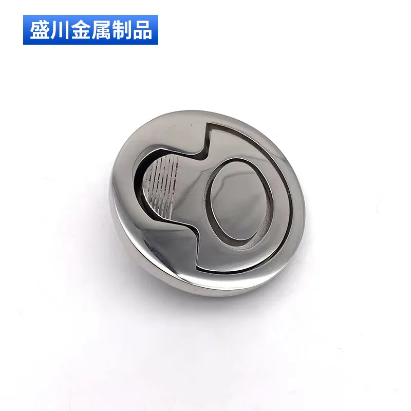

316 Stainless Deck Handle Round Hatch Pull Recessed Floor Latch Marine Boat Yacht Hardware Durable Flush Mounting Accessory