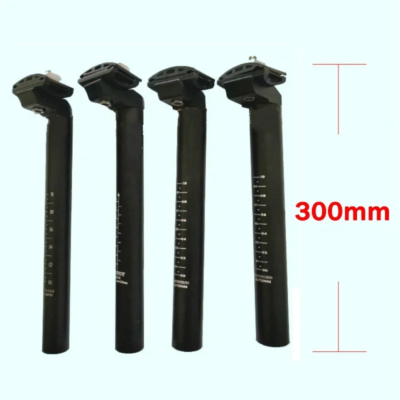 Bicycle Seatpost 300mm Mountain Bike Seat Tube Aluminum Alloy Integrate Seatpost 25 4 27 2 28 6 30 4 30 8 31 6mm MTB Saddle Post