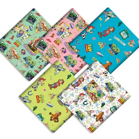 140x50cm Disney kids Cartoon DIY handmade sewing patchwork quilting baby dress home sheet 140cm printed sewing kids fabric