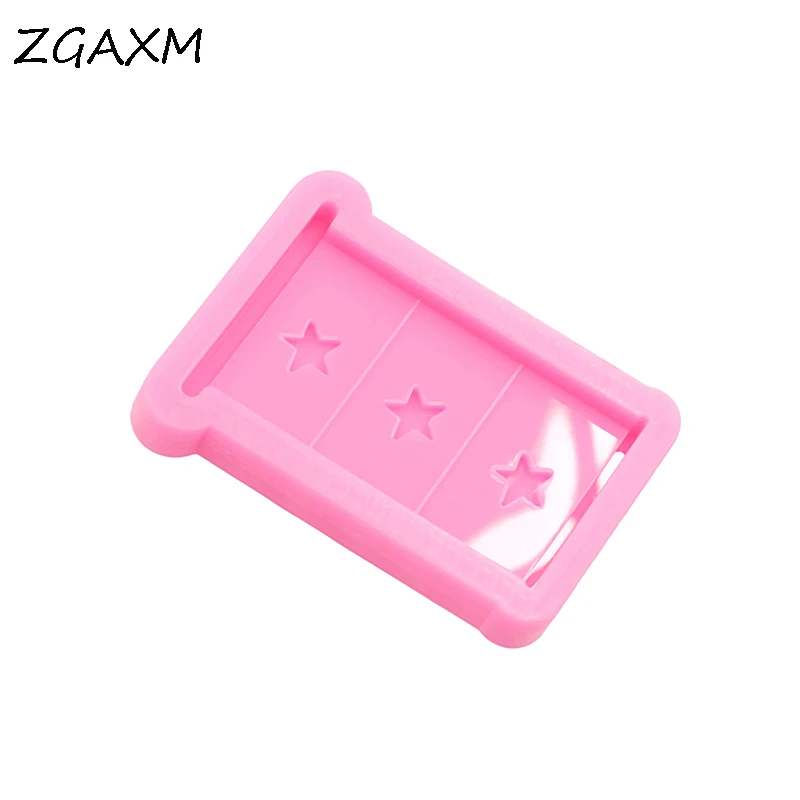 LM 764-DIY cabinet Baby Bed Silicone Mold Shiny Baby Bed fondant cake Mold shaker earrings Polymer Clay Resin Silicone Mold