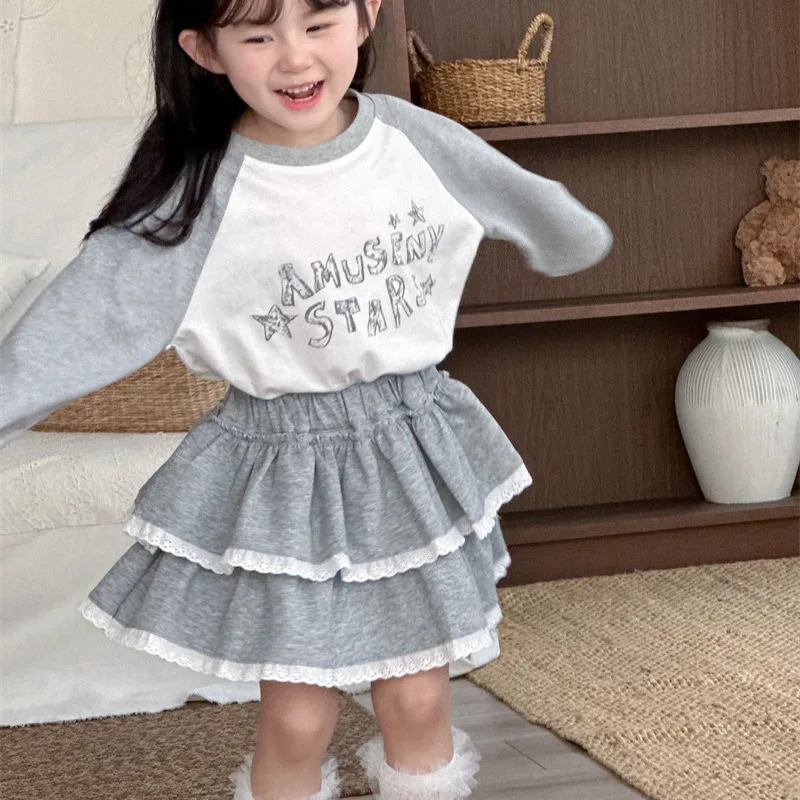 2026 Spring and Summer New Products Children Lotus Leaf Edge Skirt Girls Baby Cute Lace Skirt Shorts Korean