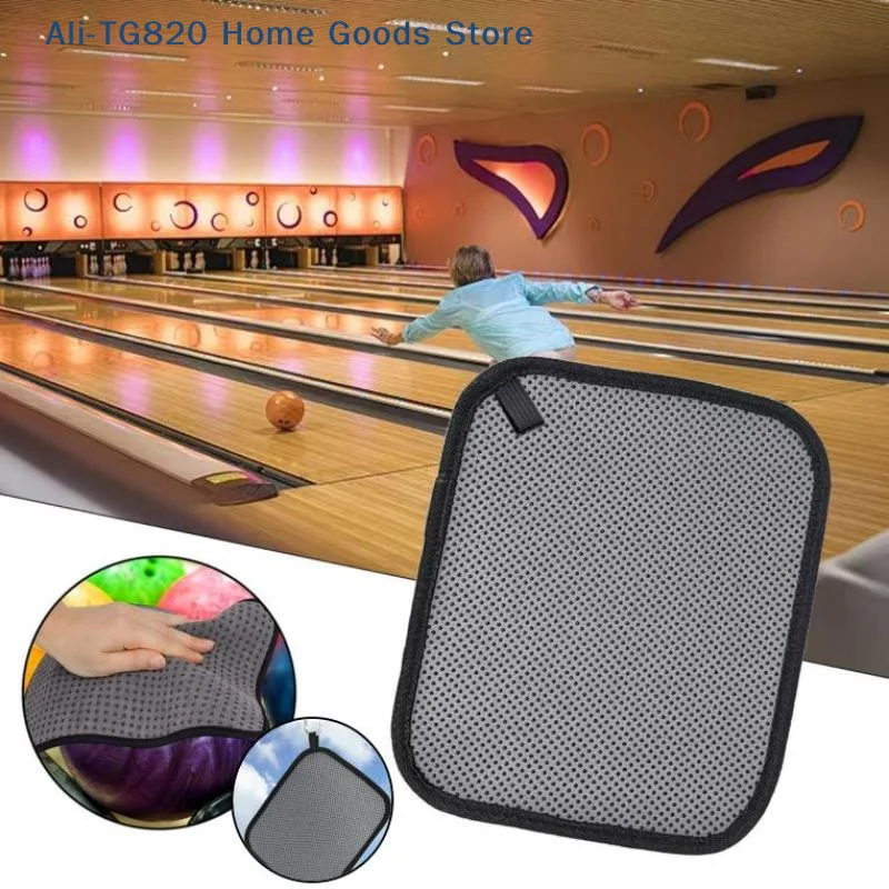 [TG820]Bowling Ball Towel With Super Absorbent Surface And Non Slip Grip Perfect For Bowling Alley Practice And Competitive Play