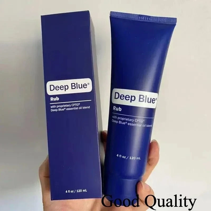 Deep Blue Rub Natural CPTG Essential Oil Blend Soothing Massage Cream 120ml