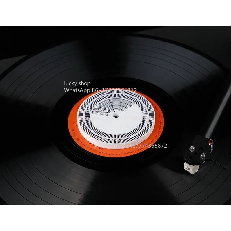 Special Tachometer for Vinyl Record Player, Turntable Speed Calibration Tool, Stylus Over-distance Ruler