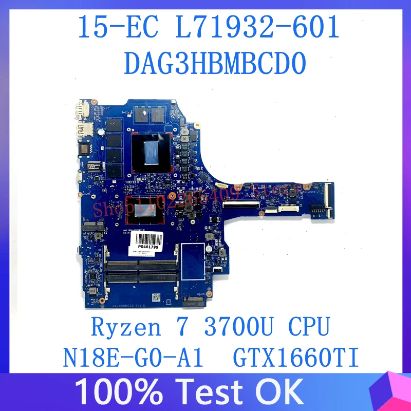 

Usb-материнская плата для ноутбука HP 15-EC DAG3HBMBCD0 W/Ryzen 7 3700U