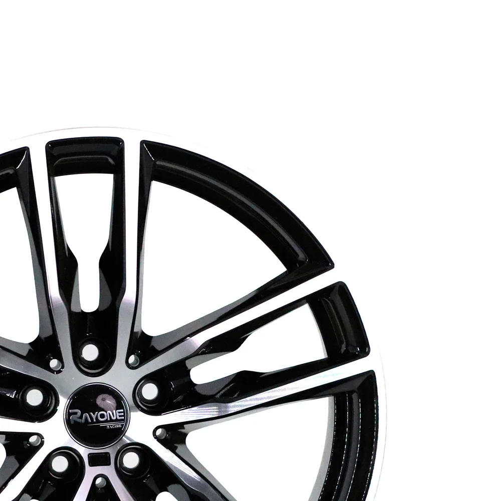 DX438   17 Inch  Passenger Car Rims Wheels Alloy PCD 5*112  5*120  5*114.3  Aluminum Alloy Rims Wheels